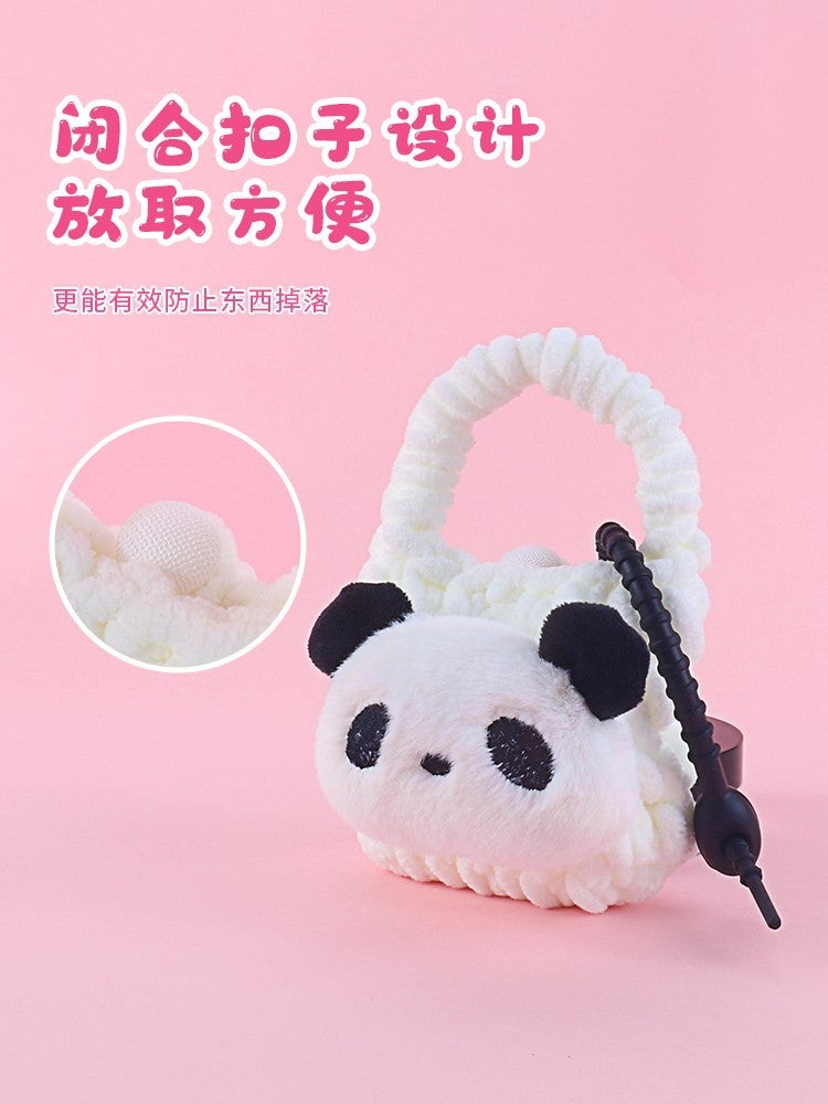 Handmade Knitted Plush Coin Purse Cute Children'S Mini Bluetooth Airpods2 Headset Protective Case Key Pendant - Image 4