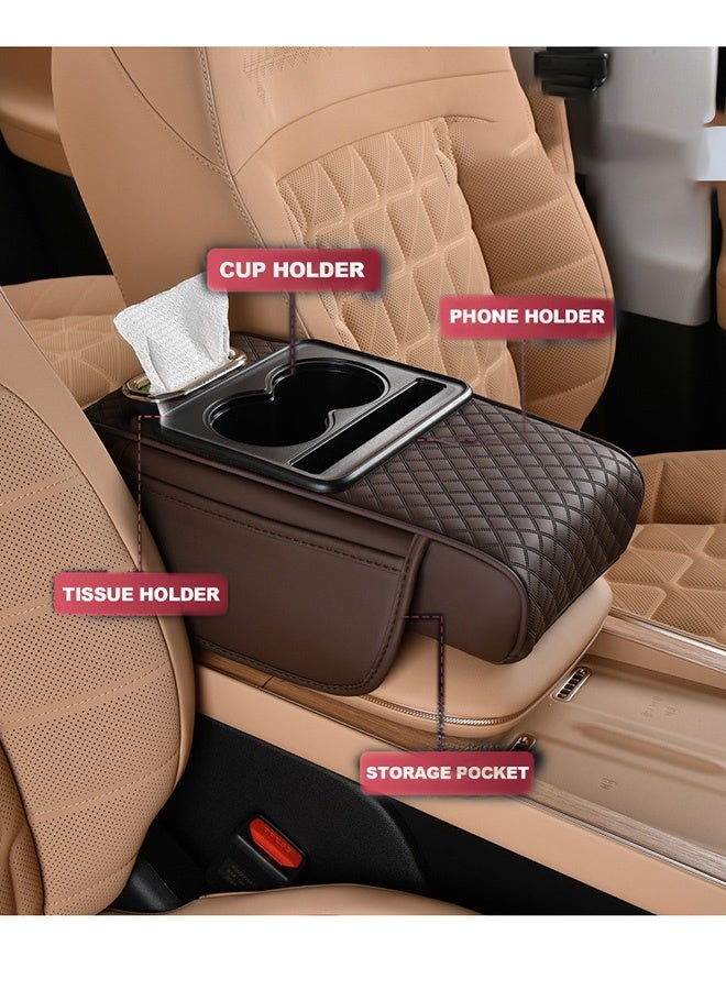 Generic Multifunctional vehicle-mounted height-enhancing integrated armrest box pad  - Image 2