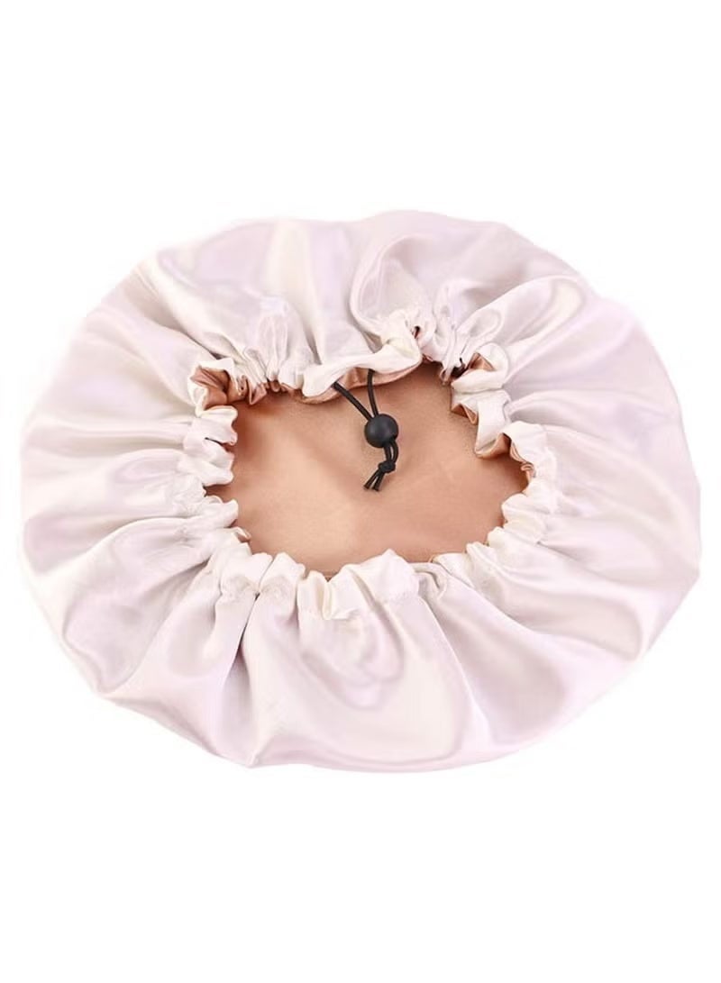 Gecomo Women's Adjustable Reversible Satin Bonnet - Soft Double Sided Sleep Cap, Protects Natural Hair, Assorted Colors - Image 5