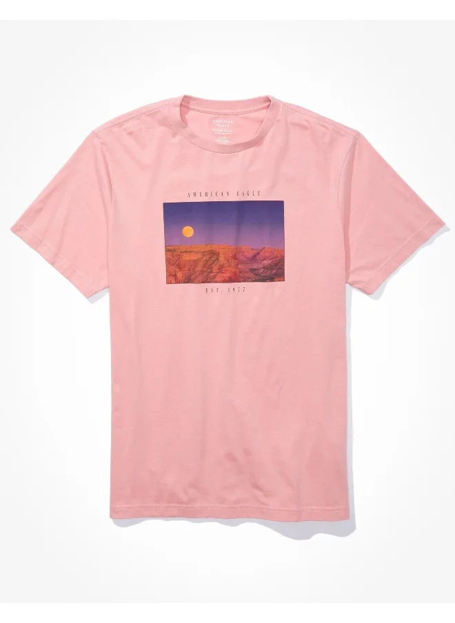 امريكان ايجل AE Super Soft Logo Graphic T-Shirt