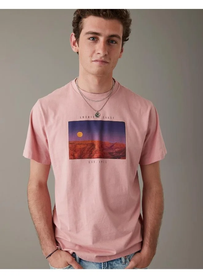 امريكان ايجل AE Super Soft Logo Graphic T-Shirt