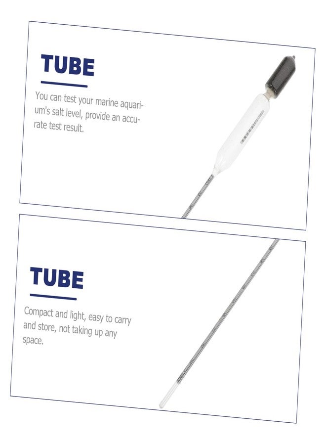 SOLUSTRE Professional Glass Hydrometer for Sea Water Density Measurement Scale for Aquariums Fish Tanks and Aquaculture Testing - Image 3