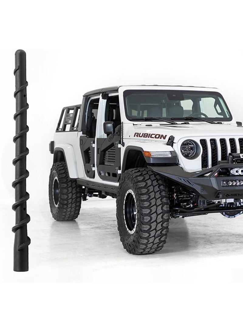 Short Antenna for 2007-2024 Jeep Wrangler Gladiator JK JL JT JKU JLU Sahara Rubicon Sport 4xe Willys Mojave, 7 Inch Jeep Replacement Antenna Jeep Wrangler Gladiator Accessories - Image 1