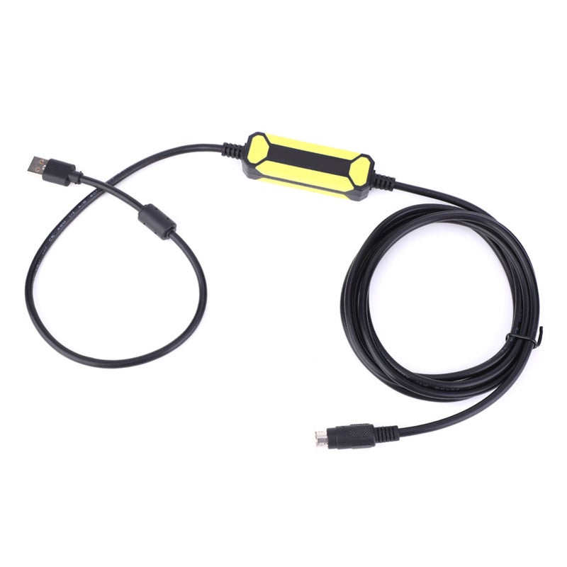 PLC Programming Cable: USB-SC09 With USB Interface - Dustproof Waterproof Magnetic Ring Signal Interference Reduction for Mitsubishi FX Series FX1s FX1n FX2n FX3U - Image 2
