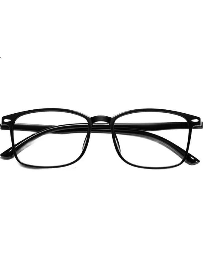 DRATRA Reading Glasses, High-Definition Anti-Blue Light Glasses For Elderly, Unisex Classic Square Frame, Ultra-Lightweight, Portable, Large Frame, Comfortable - Image 2
