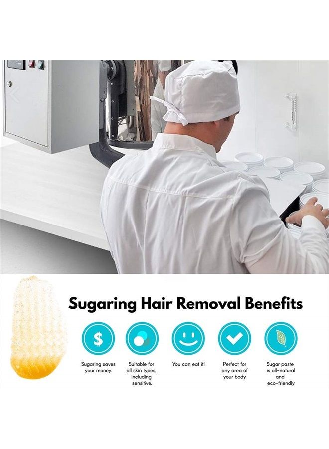 Sugaring Hair Removal Paste Medium for Professional Use on Bikini, Brazilian, Arms, Legs, Back 34 oz. - Image 3