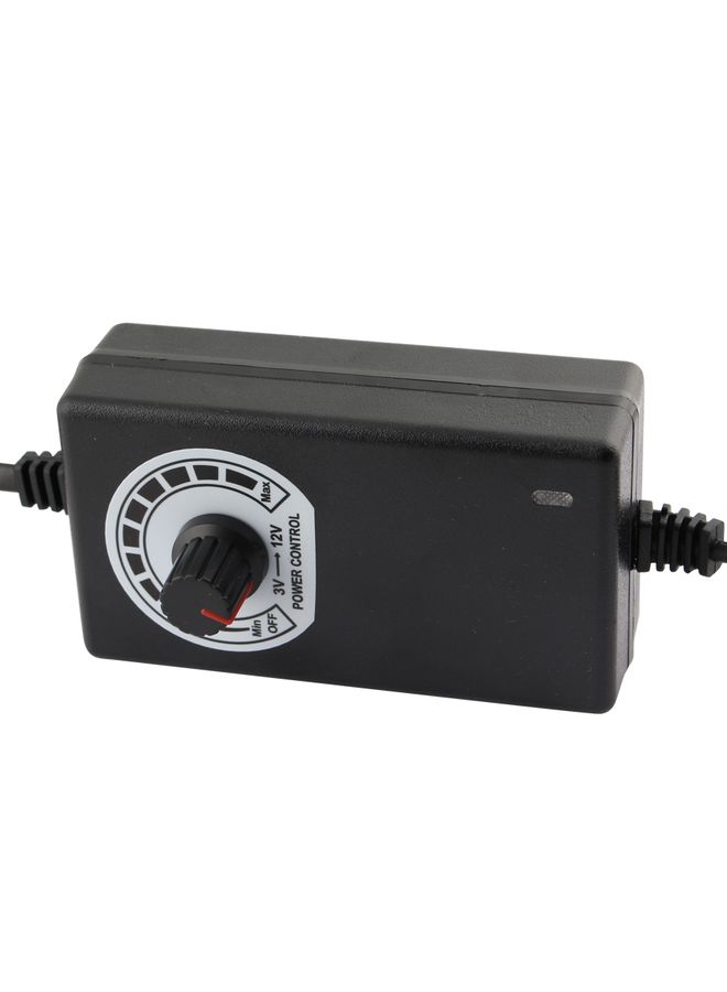 بيوينتي 12V Adjustable Power Supply Adapter AC DC 3V - 12V 2A 24W Universal Charger Voltage Regulator Driver US Plug - Image 3