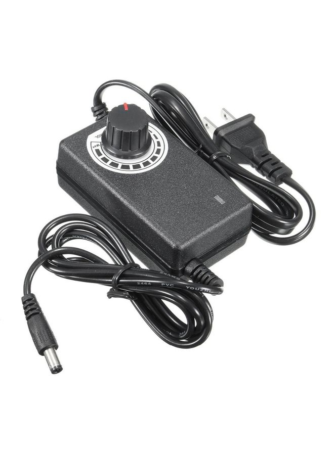 بيوينتي 12V Adjustable Power Supply Adapter AC DC 3V - 12V 2A 24W Universal Charger Voltage Regulator Driver US Plug - Image 1