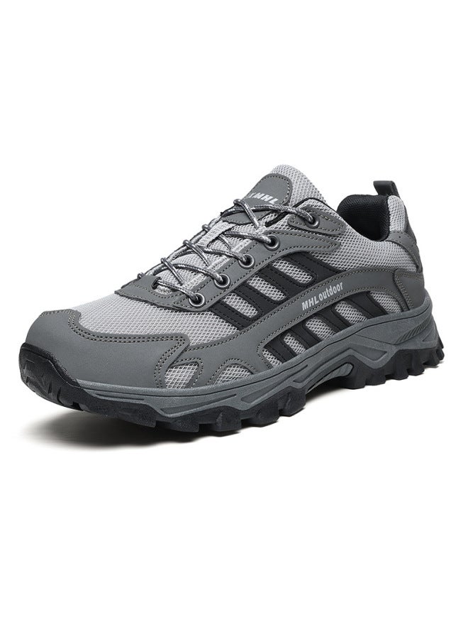 New Large-size Outdoor  Shoes For Men And Women, Mesh Breathable, Non-slip, Wear-resistant, Off-road  Shoes