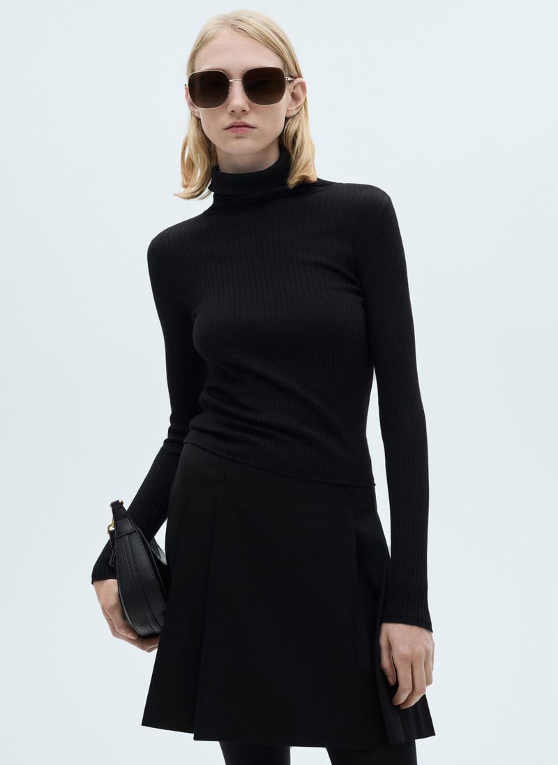 MANGO - Wool Blend Turtleneck Sweater - Image 1
