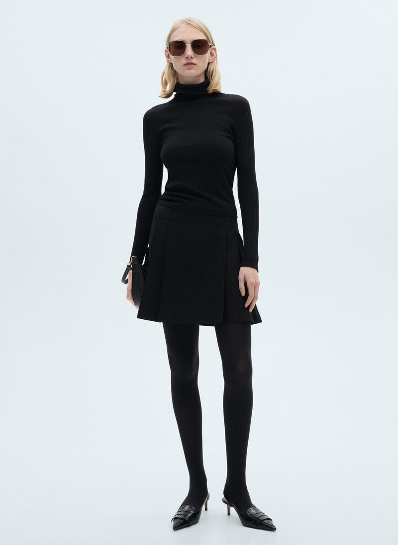MANGO - Wool Blend Turtleneck Sweater - Image 1
