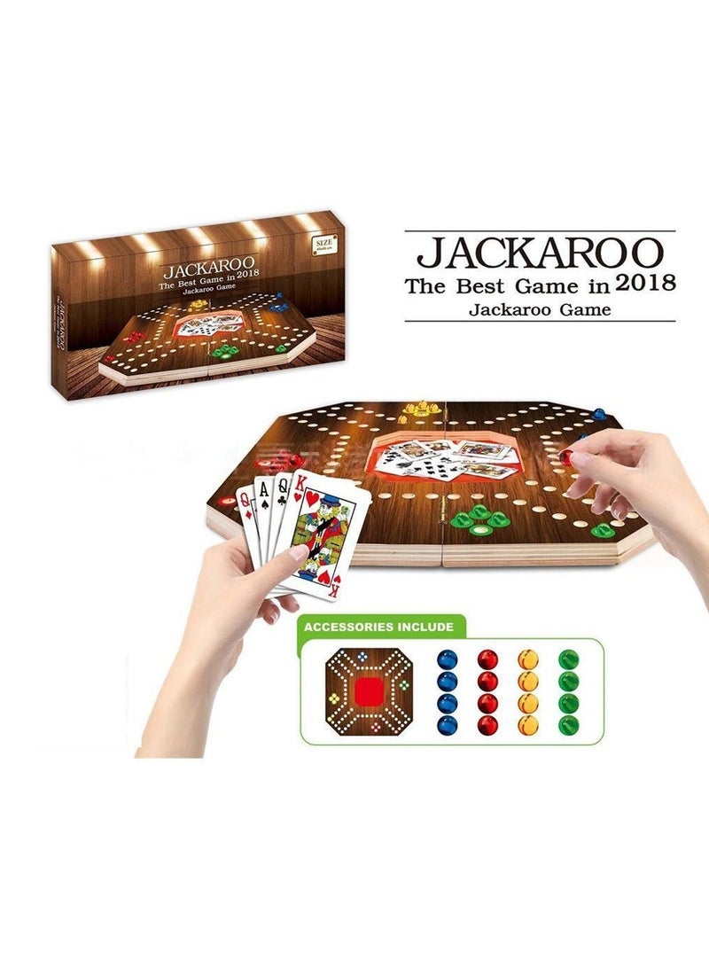 Jackaroo Board Game Card Game Jackaroo Arabic Pinball Card Game Family Entertainment Parent-Child Toys - Image 2