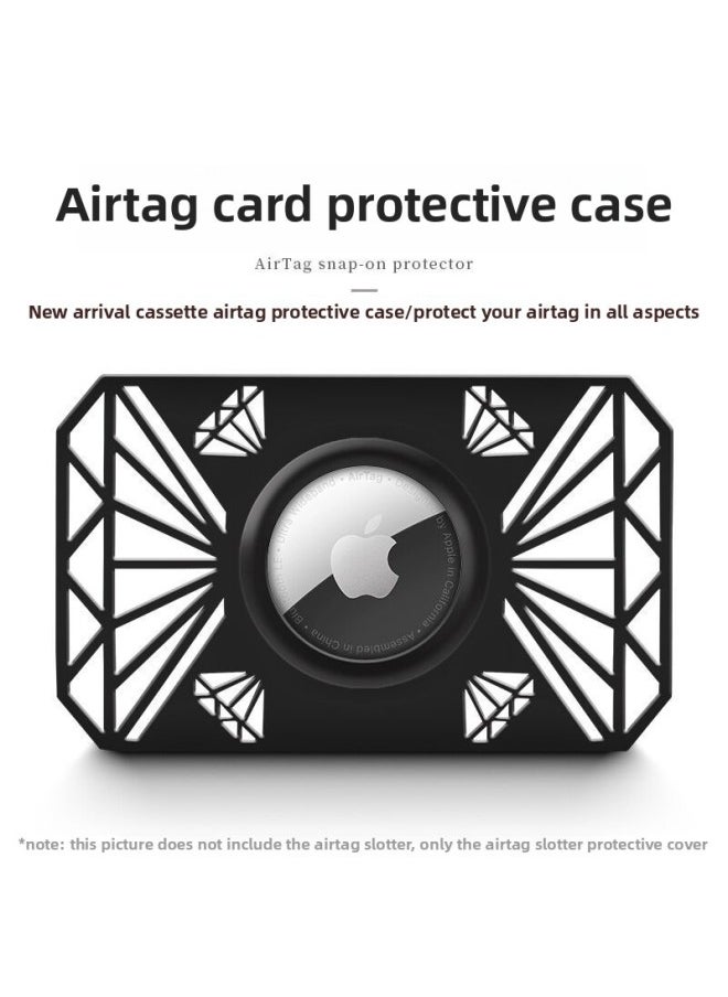Generic - Suitable For Apple Locator Protective Cover Card Airtag Anti-lost Case Wallet Work Permit Anti-lost Case Spot-Color:Shape 1 - Image 1