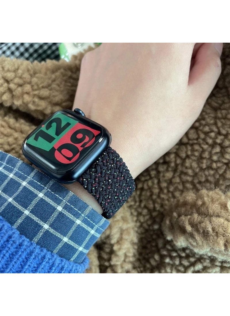 Cool Cold - Apple Watch Compatible 42/44/45/49 mm Series 6 7 8 Se Compatible Flexible Braided Band - Image 1