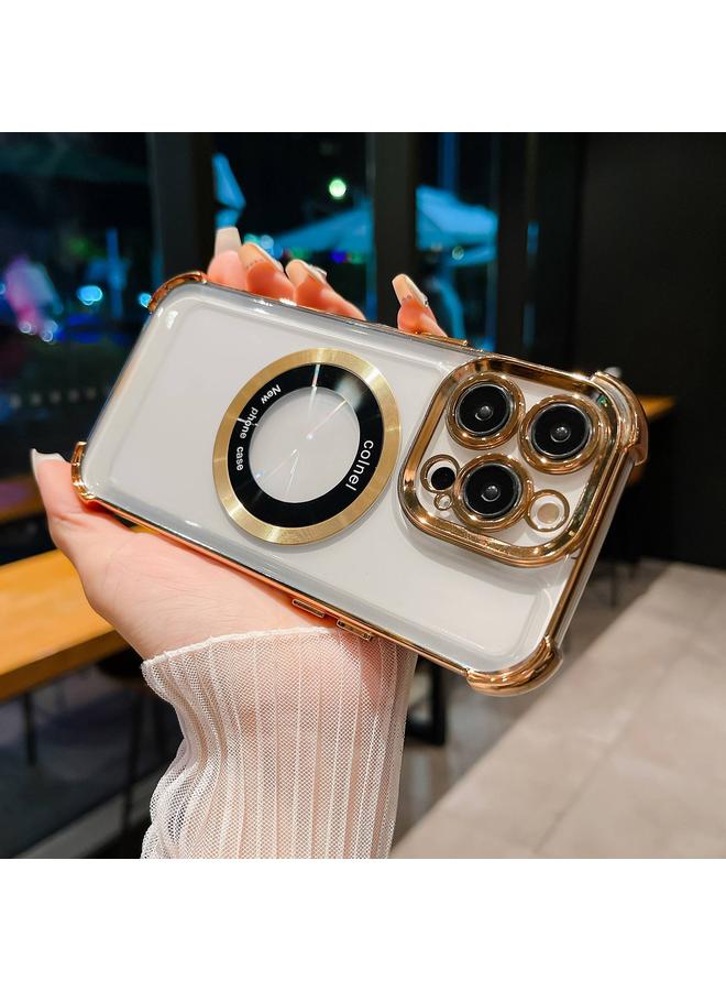 اس-توب جراب لهاتف iPhone 13 Pro 6D Electroplating Armor Magsafe - Image 2