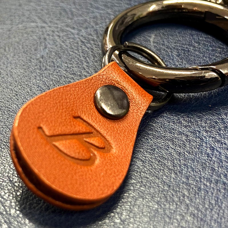 LSAUTO Car fob Cover Compatible with Ford Bronco.Genuine Leather Key Fob Cover with Keychain- Yellow (Yellow) - Image 2