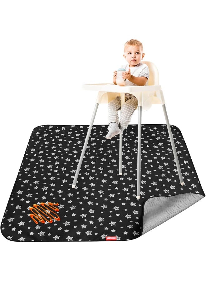 Moonsea حصيرة كرسي عالي من مونسي، مقاومة للماء وقابلة للغسل - Image 1