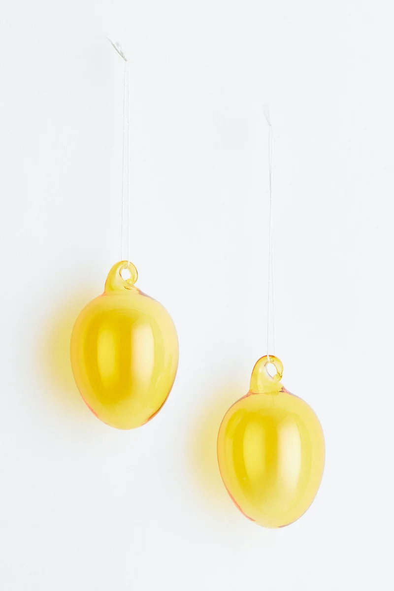 H&M Glass Easter Decoration