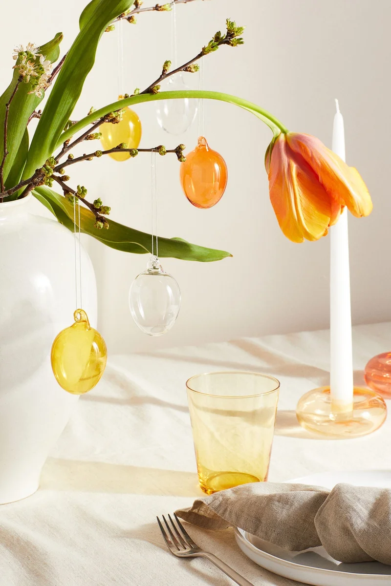 H&M Glass Easter Decoration