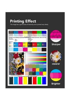 Terabyte GI-41 ink set 4-Pack (PigmentBlack Cyan Magenta Yellow) GI 41 Compatible for CANON PIXMA G1420/G2420/G2460/G3420/G3460  - Image 2
