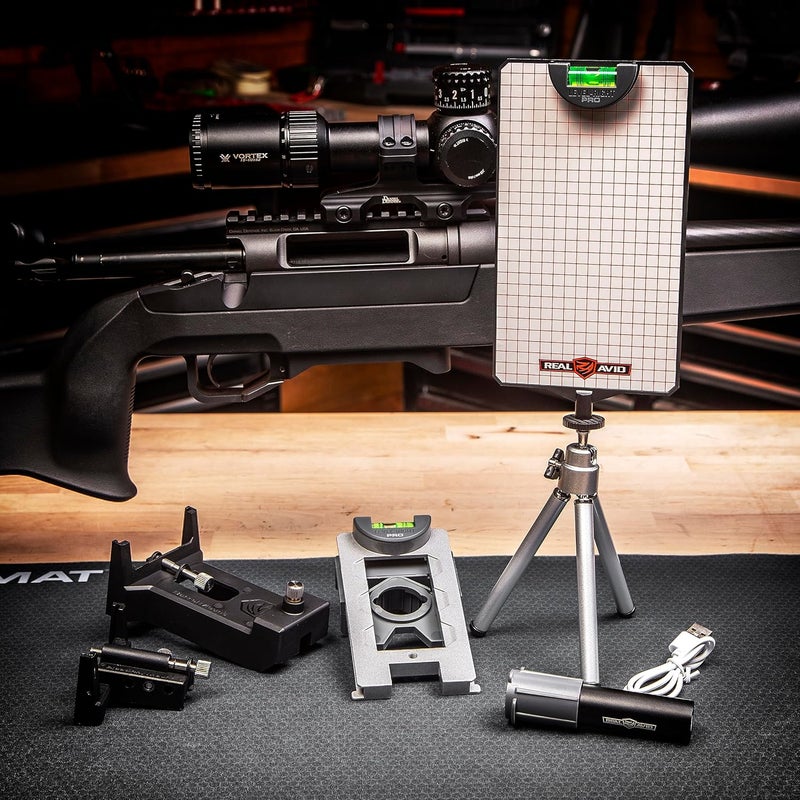 Real Avid Scope Leveling Kit & Precision Scope Level System, Complete Scope Mounting Kit for Mounting, Aligning & Leveling Rifle Scopes, Perfect Tool for Armorers & Hunters - Image 3