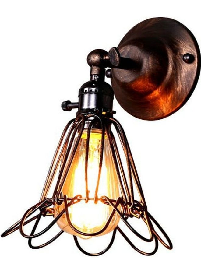 Loquat LED Retro Wrought Iron Bird Cage Wall Lamp Warm White - Image 2