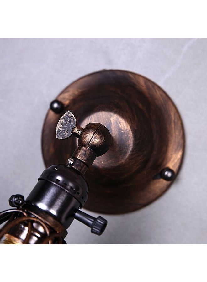 Loquat LED Retro Wrought Iron Bird Cage Wall Lamp Warm White - Image 4