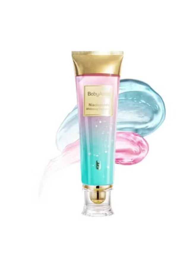 بودي أكسيل معجون أسنان مبيض بالنياسيناميد - معجون أسنان مبيض طبيعي من BodyAccel مع النياسيناميد، تركيبة لطيفة لأسنان أكثر بياضًا ونفس منعش 100 غرام - Image 1