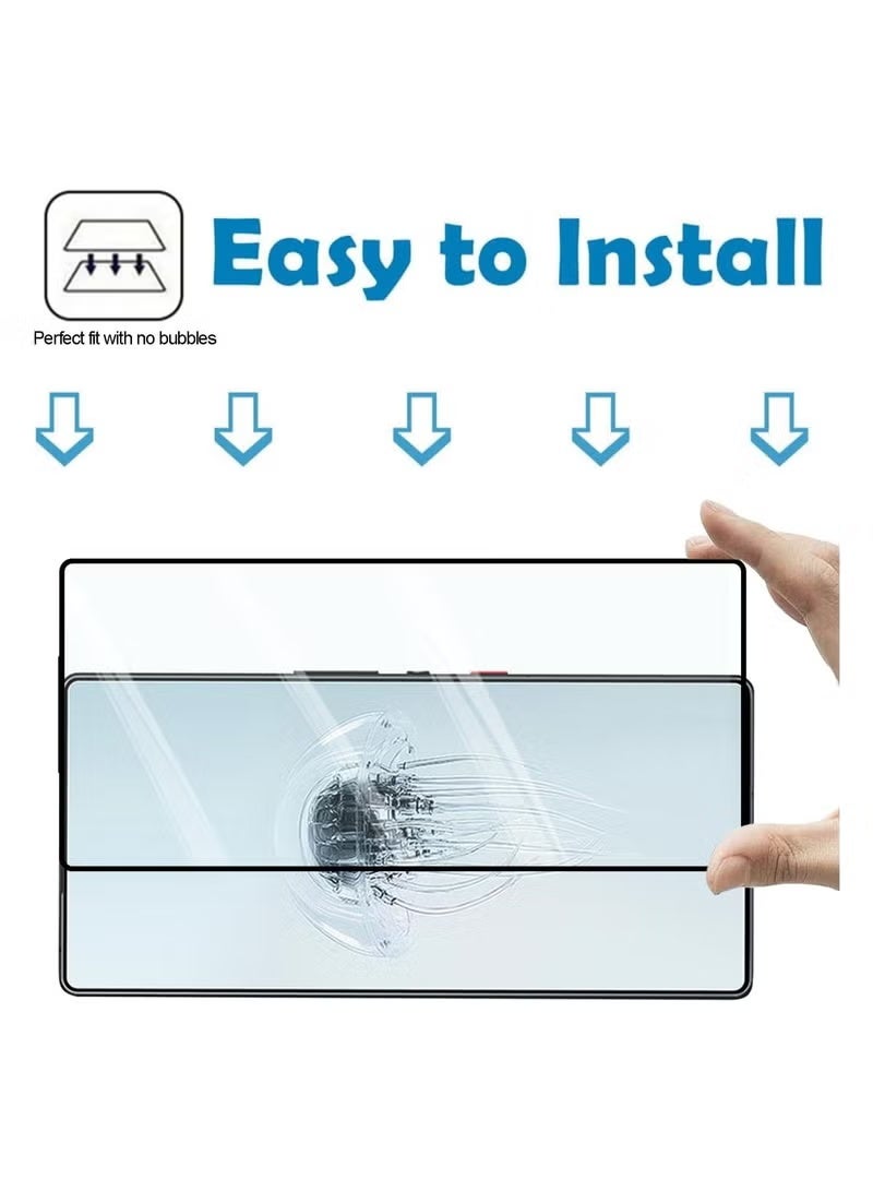 2 Pack Screen Protector for ZTE Nubia Red Magic 10 Pro / 10 Pro+, 2 Tempered Glass Screen Protector,Case Friendly,Scratch Resistant,HD-Clear,Clear - Image 3