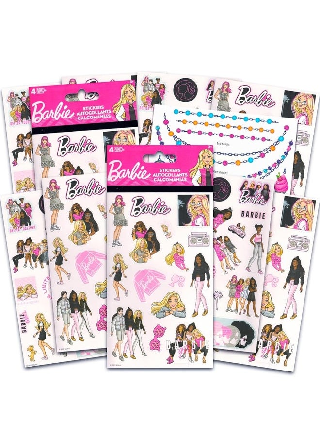 SGirl - Barbie Stickers and Tattoos Set - Barbie Party Favors Bundle with 100+ Barbie Stickers Plus Temporary Tattoos for Kids | Barbie Party Supplies, for Girls - Image 1