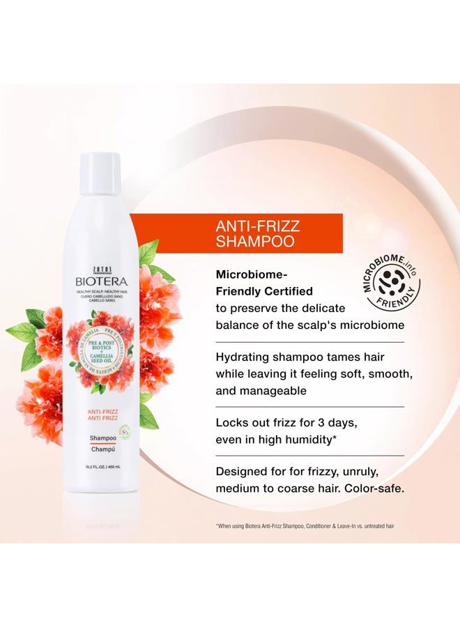 Biotera Anti Frizz Intense Smoothing Shampoo | Frizzy or Unruly Hair | Microbiome Friendly | Vegan | 32 Fl Oz - Image 2