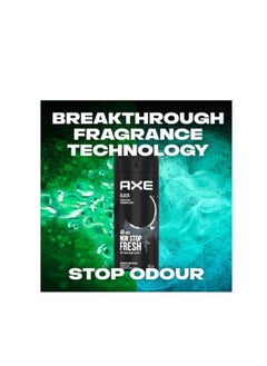 Axe Pack Of 3 Axe Black Frozen Pear and Cedarwood Scent Deodorant Body spray 150ml  - Image 2