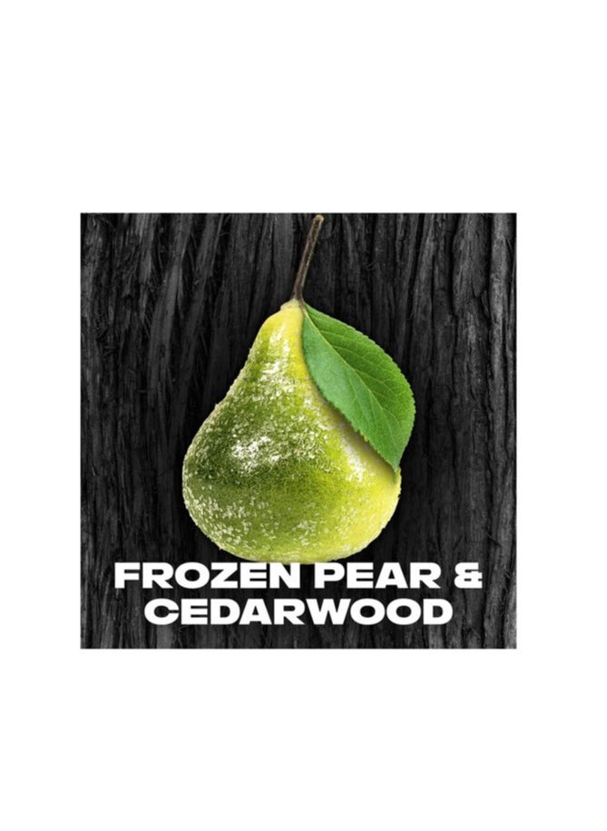 Axe Pack Of 3 Axe Black Frozen Pear and Cedarwood Scent Deodorant Body spray 150ml  - Image 3