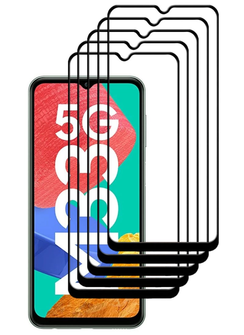 ACLIX 5 Pieces Antistatic ESD Dustproof Premium Quality High Definition Tempered Glass Screen Protector Designed For Samsung Galaxy M33 - Image 1