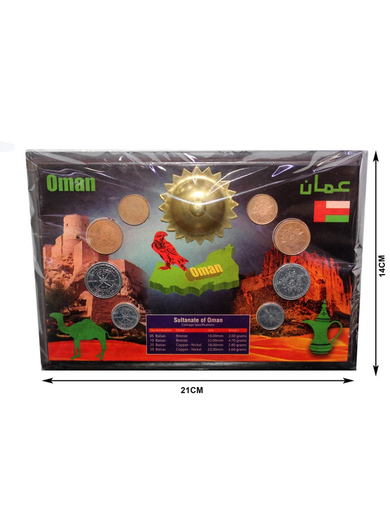 Oman Collectible Coin Sheet-002 - Image 2