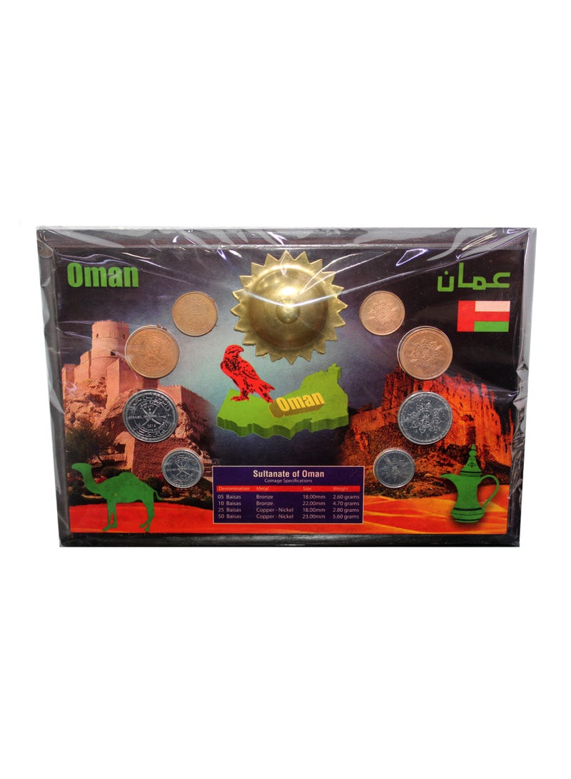 Oman Collectible Coin Sheet-002 - Image 1