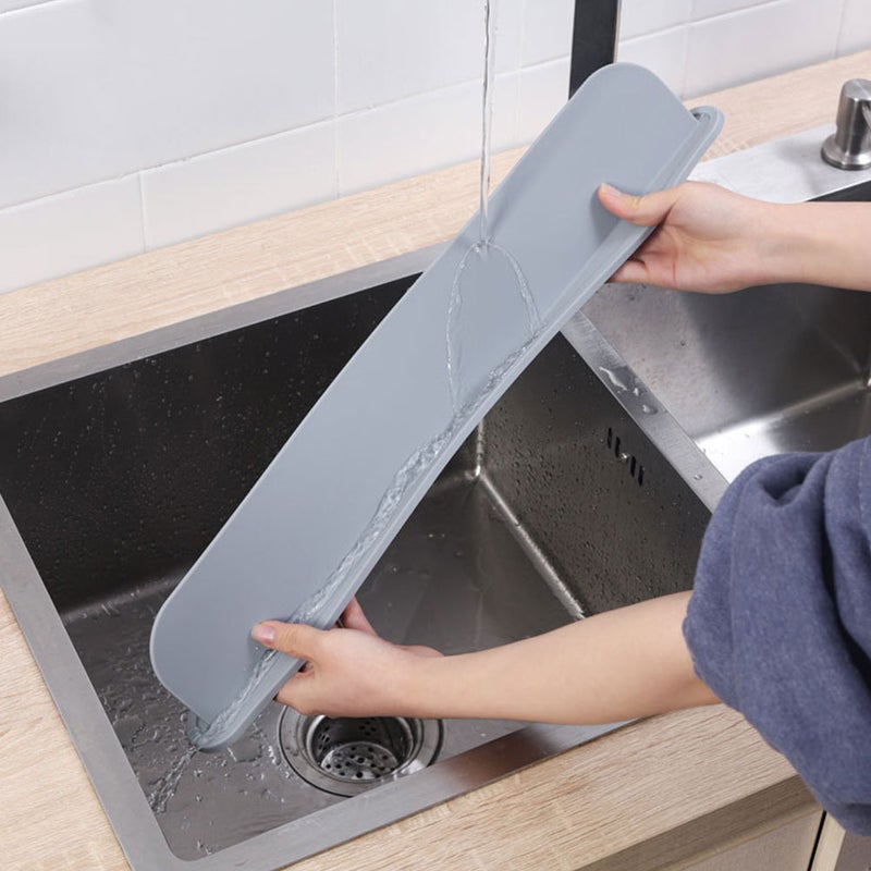 Sink Splash Guards, Prevent Water Spills in Kitchen, Durable Silicone Design - Image 4