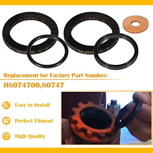 Deargooday Seal Replacement Repair Rebuild Kit for Floor Jack Hein Werner WS Model 1-1/2 Ton (16PCS) - Image 4