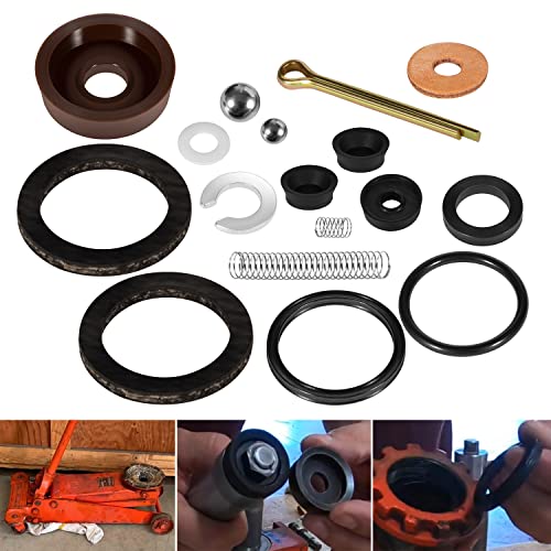 Deargooday Seal Replacement Repair Rebuild Kit for Floor Jack Hein Werner WS Model 1-1/2 Ton (16PCS) - Image 1