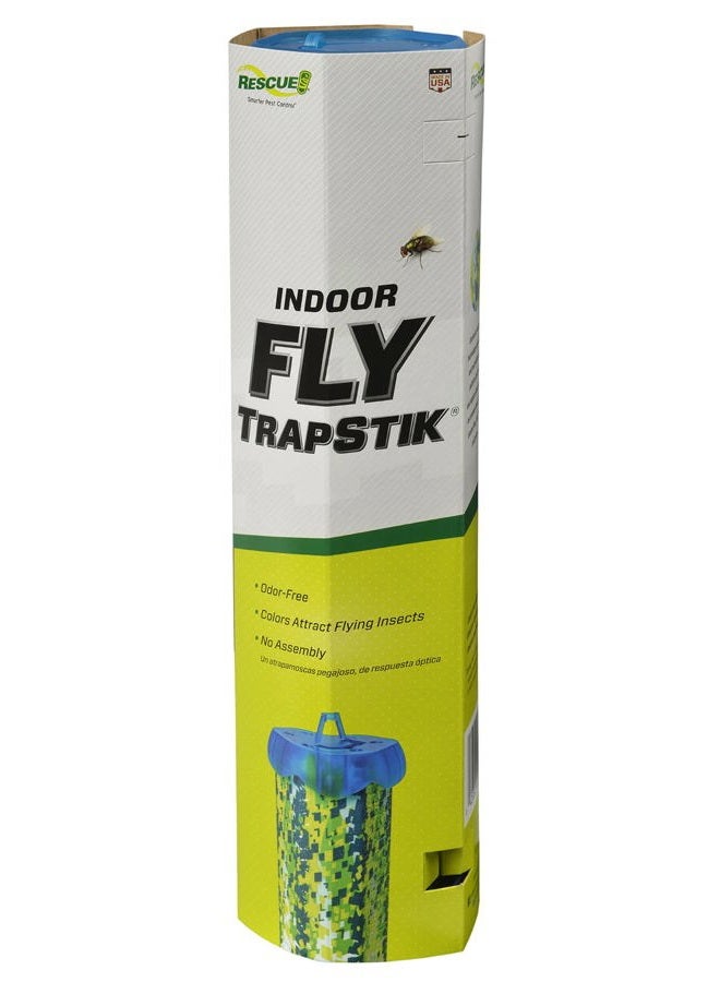 RESCUE ! Fly TrapStik – Indoor Hanging Fly Trap - 2 Pack - Image 2