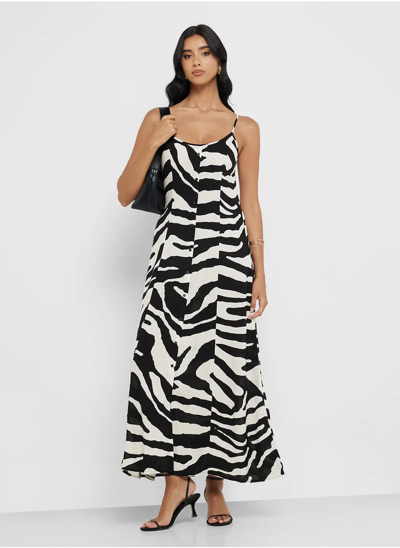 اونلي Onlnova Life Vis Gigi Aop Dress