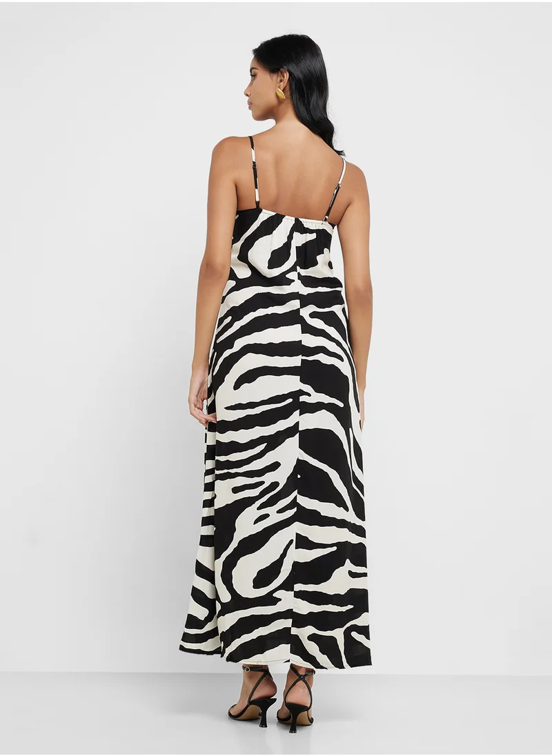 اونلي Onlnova Life Vis Gigi Aop Dress