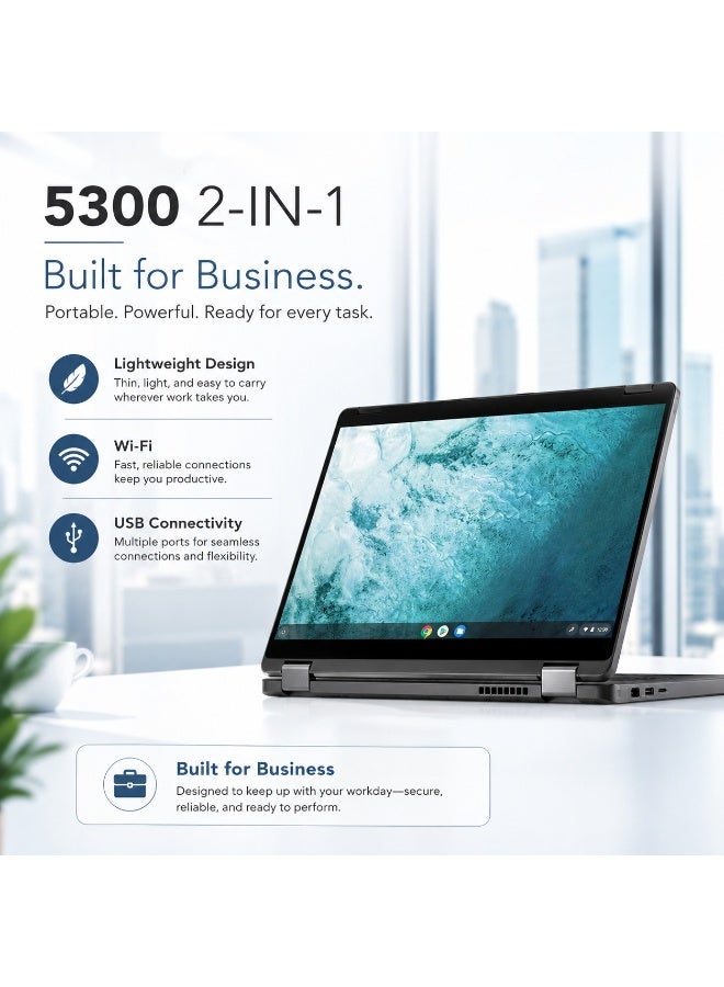 Deli bokang 5300 2-in-1 Convertible Laptop Intel Core i7 8th Gen 16GB RAM 256GB SSD 13.3-Inch FHD Touchscreen Gorilla Glass Windows 10 Pro with Free Bundle - Image 5