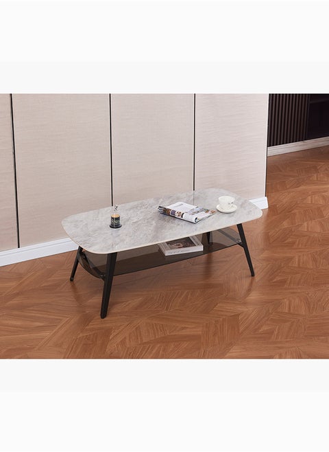 Lucina Sintered Stone Coffee Table 120 x 40 x 60 cm