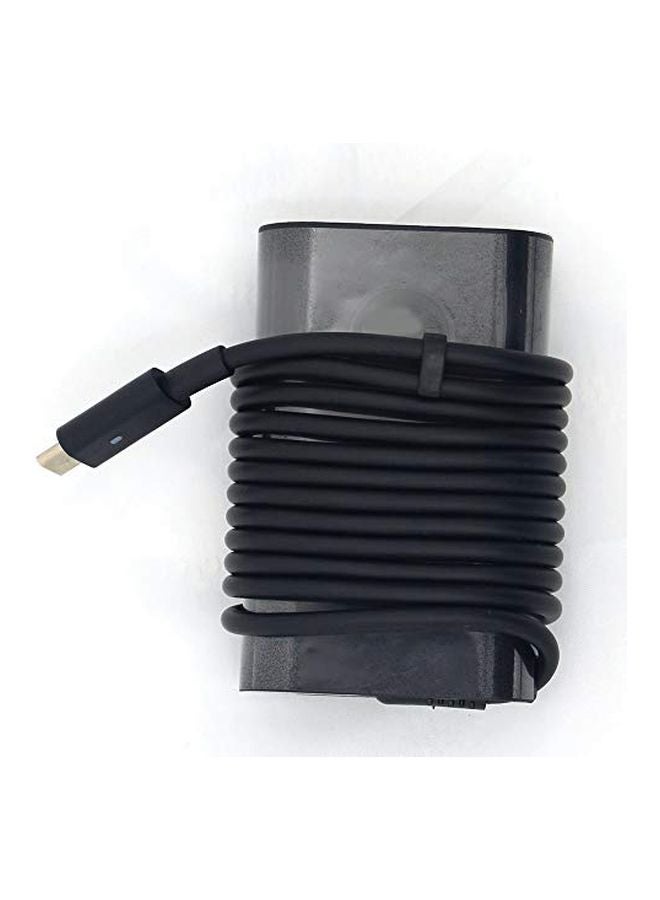 ديل شاحن بمحول تيار بمنفذ USB-C أسود - Image 3
