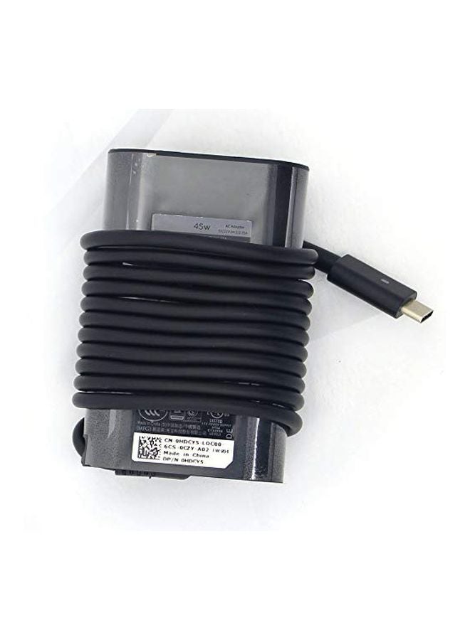 ديل شاحن بمحول تيار بمنفذ USB-C أسود - Image 2
