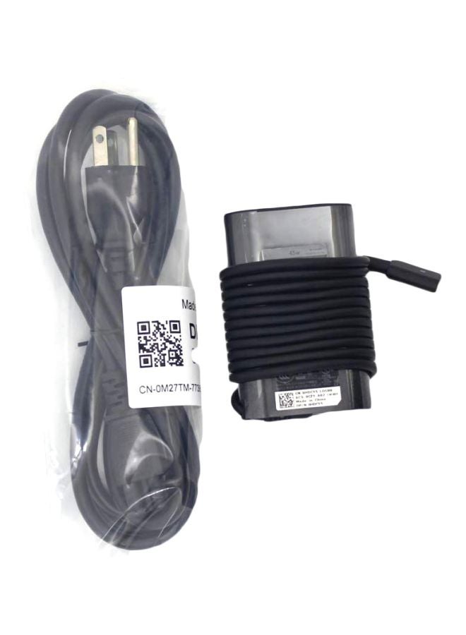 ديل شاحن بمحول تيار بمنفذ USB-C أسود - Image 1
