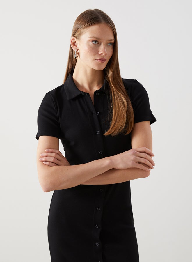 LC WAIKIKI Polo Neck Women's Bodycon Dress - Image 2