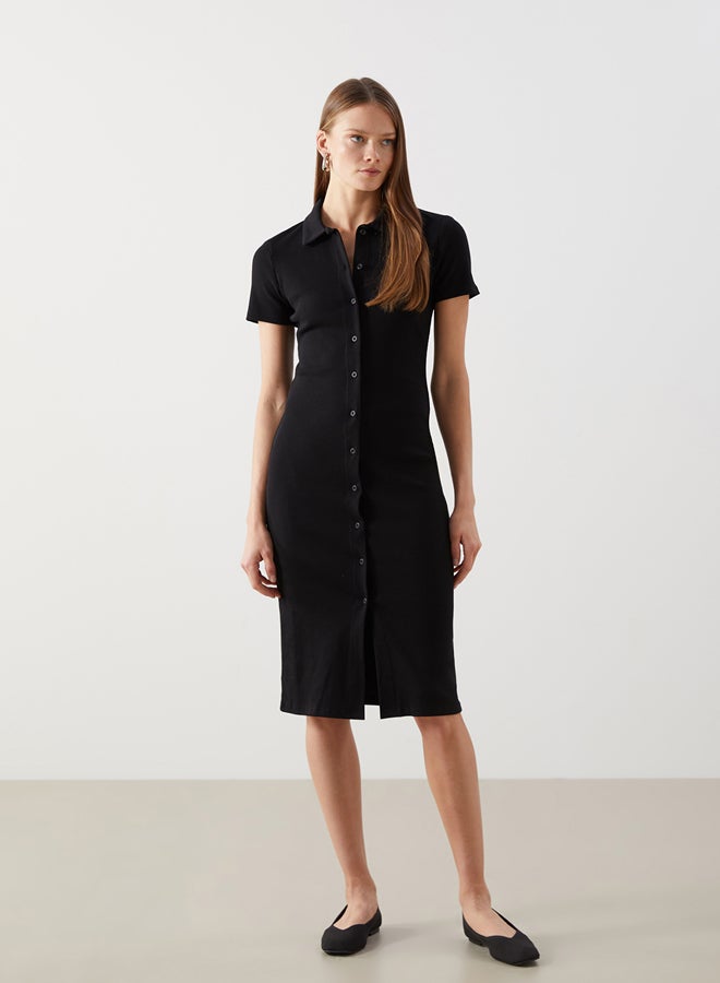 LC WAIKIKI Polo Neck Women's Bodycon Dress - Image 1