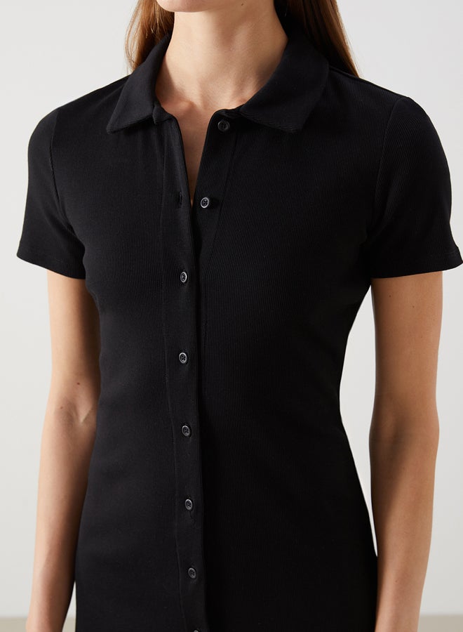 LC WAIKIKI Polo Neck Women's Bodycon Dress - Image 3